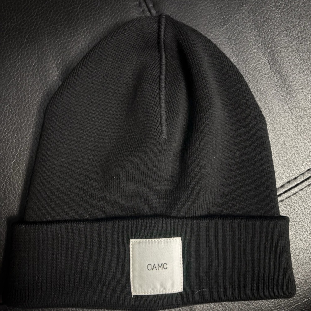 OAMC Classic Black Knit Hat